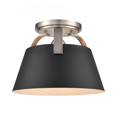 Jepson 9.5'' Wide 1-Light Semi Flush Mount - Matte Black (91|90170/1)