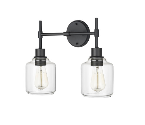 Asheville 2-Light Vanity Matte Black (670|46942-MB)