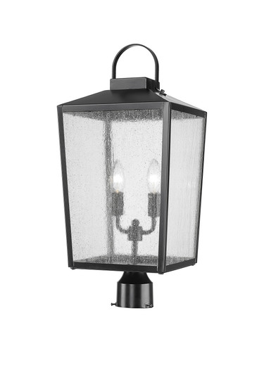 Devens 2-Light Outdoor Post Lantern Powder Coated Black (670|42654-PBK)