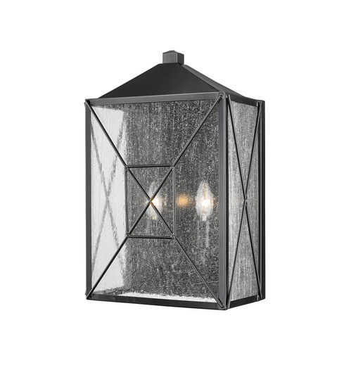 Caswell 2-Light Outdoor Wall Sconce Powder Coated Black (670|42642-PBK)