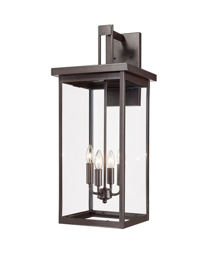 Barkeley 4-Light Outdoor Wall Sconce Powder Coated Bronze (670|42606-PBZ)