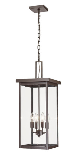 Barkeley 4-Light Outdoor Hanging Lantern Powder Coated Bronze (670|42605-PBZ)
