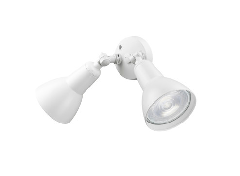 2-Light Security Flood Lights Matte White (670|17002-MW)