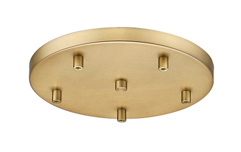 5 Light Ceiling Plate (276|CP1205R-MGLD)