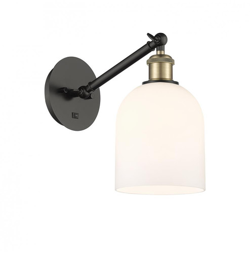 Bella - 1 Light - 6 inch - Black Antique Brass - Sconce (3442|317-1W-BAB-G558-6GWH)