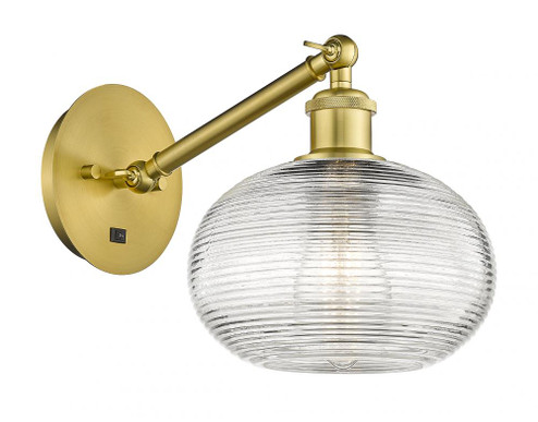 Ithaca - 1 Light - 8 inch - Satin Gold - Sconce (3442|317-1W-SG-G555-8CL)