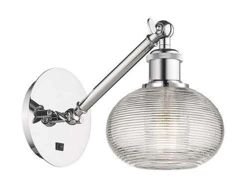 Ithaca - 1 Light - 6 inch - Polished Chrome - Sconce (3442|317-1W-PC-G555-6CL)