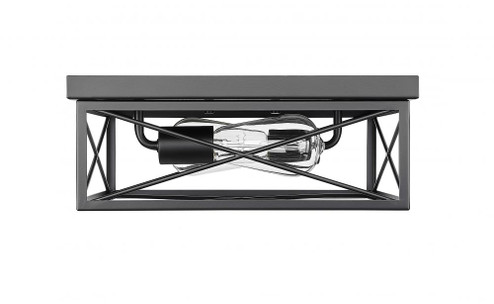 2-Light Flushmount Ceiling Light Matte Black (670|94102-MB)