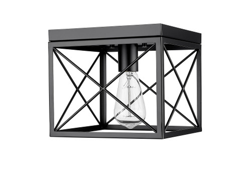 1-Light Flushmount Ceiling Light Matte Black (670|94101-MB)