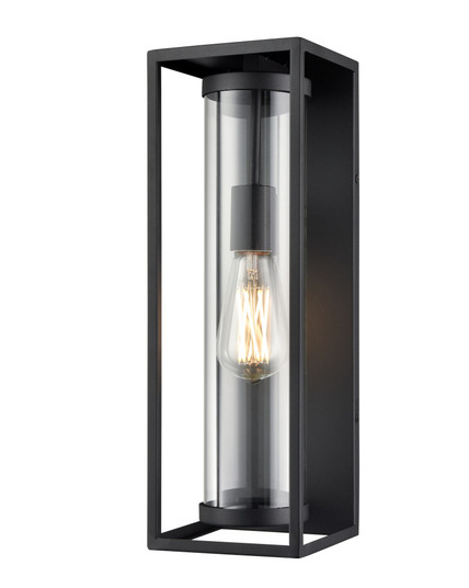 Caleb 1-Light Outdoor Wall Sconce Textured Black (670|91611-TBK)