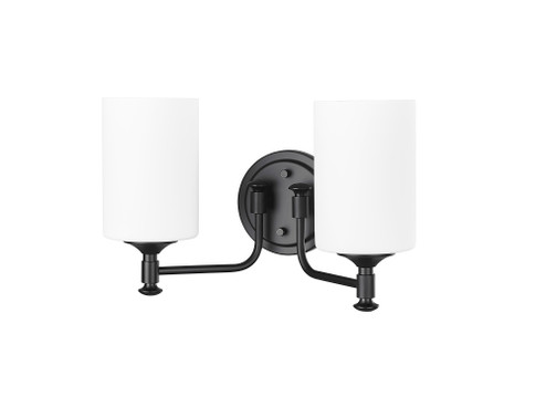 Ailey 2-Light Vanity Matte Black (670|91032-MB)