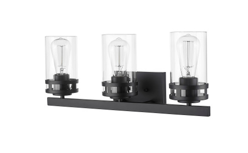 Lunden 3-Light Vanity Matte Black (670|91023-MB)