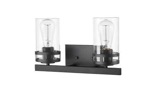 Lunden 2-Light Vanity Matte Black (670|91022-MB)