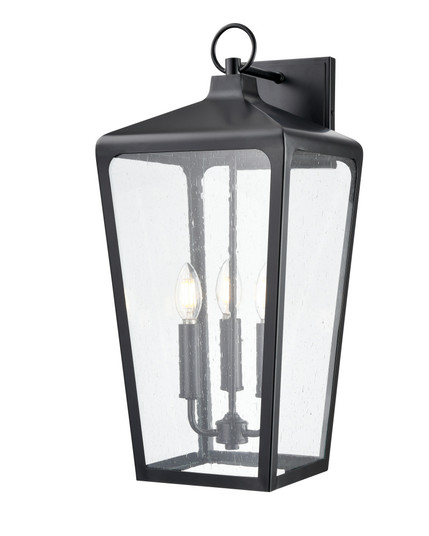 Brooks 3-Light Outdoor Wall Sconce Powder Coated Black (670|7923-PBK)