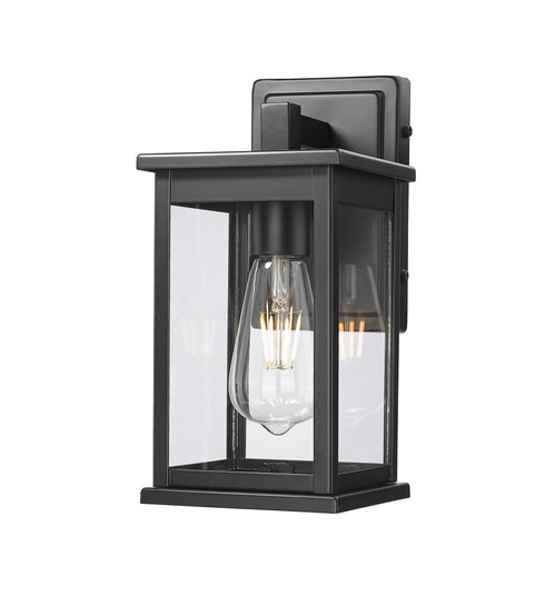 Bowton II 1-Light Outdoor Wall Sconce Powder Coated Black (670|4112-PBK)