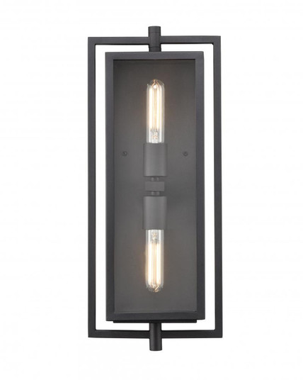 Rankin 2-Light Outdoor Wall Sconce Textured Black (670|250002-TBK)
