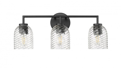 Catania 3-Light Vanity Matte Black (670|22203-MB)