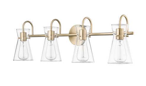 Camellia 4-Light Vanity Modern Gold (670|21004-MG)