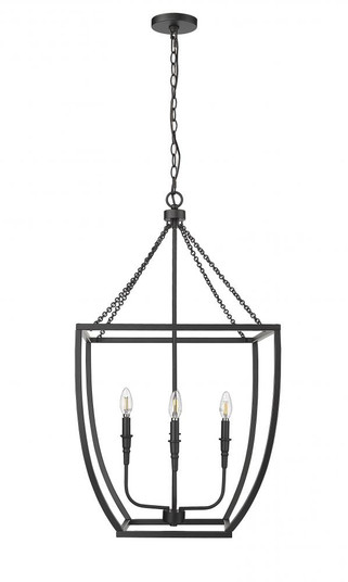 Kelsey 4-Light Pendant light Matte Black (670|13804-MB)