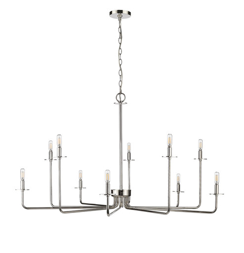 Marceline 1 - Light Chandelier Ceiling Light Polished Nickel (670|12510-PN)