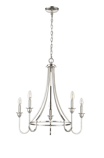Artemis 5-Light Chandelier Ceiling Light Polished Nickel (670|12205-PN)