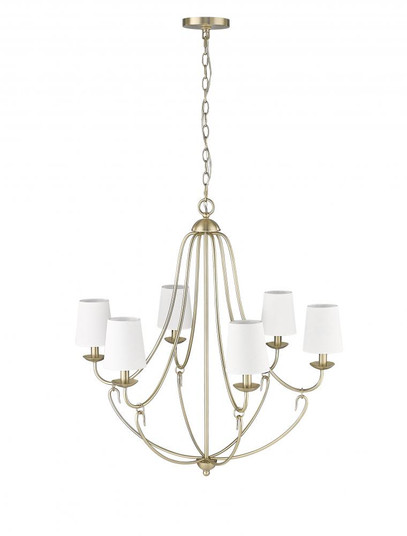 Eisley 6-Light Chandelier Ceiling Light Modern Gold (670|12106-MG)