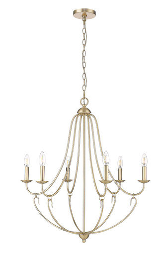 Eisley 6-Light Chandelier Ceiling Light Modern Gold (670|12106-MG)