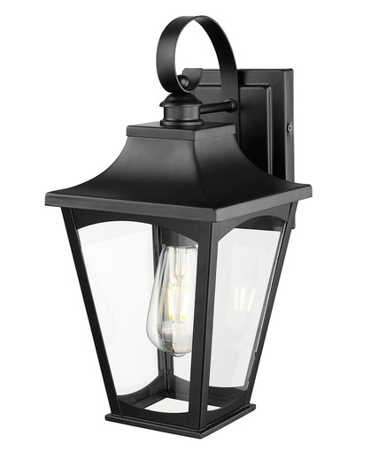 Curry 1-Light Outdoor Wall Sconce Powder Coated Black (670|10911-PBK)