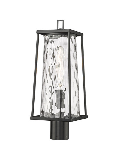 Dutton 1-Light Outdoor Post Lantern Powder Coated Black (670|10631-PBK)