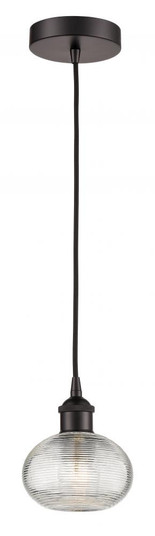 Ithaca - 1 Light - 6 inch - Oil Rubbed Bronze - Cord hung - Mini Pendant (3442|616-1P-OB-G555-6CL)