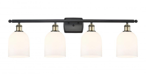 Bella - 4 Light - 36 inch - Black Antique Brass - Bath Vanity Light (3442|516-4W-BAB-G558-6GWH)