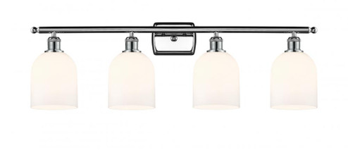 Bella - 4 Light - 36 inch - Polished Chrome - Bath Vanity Light (3442|516-4W-PC-G558-6GWH)