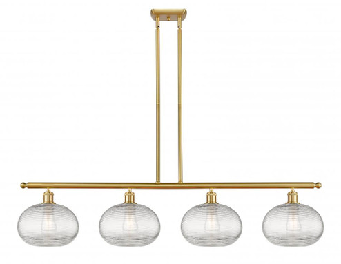 Ithaca - 4 Light - 48 inch - Satin Gold - Cord hung - Island Light (3442|516-4I-SG-G555-10CL)