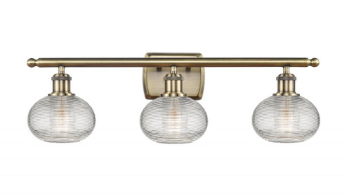 Ithaca - 3 Light - 26 inch - Antique Brass - Bath Vanity Light (3442|516-3W-AB-G555-6CL)