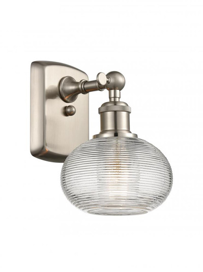Ithaca - 1 Light - 6 inch - Brushed Satin Nickel - Sconce (3442|516-1W-SN-G555-6CL)