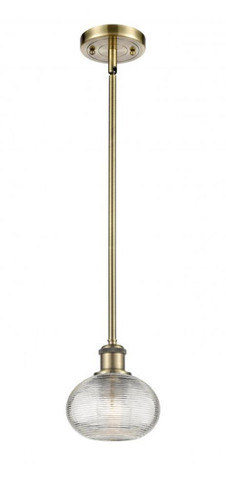 Ithaca - 1 Light - 6 inch - Antique Brass - Mini Pendant (3442|516-1S-AB-G555-6CL)