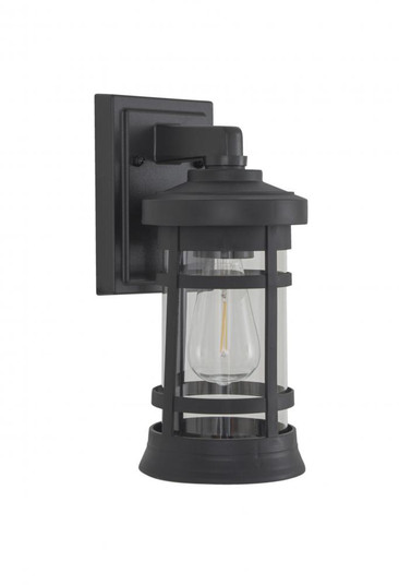 Resilience Small Outdoor Lantern in Textured Black, Clear Lens (20|ZA2304-TB-C)