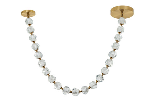 Jackie 21 Light LED Pendant in Satin Brass (20|59494-SB-LED)