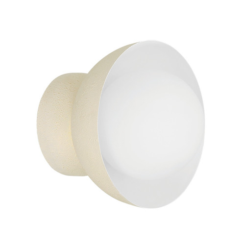 Ventura Dome 1 Light Wall Sconce in Cottage White (20|59161-CW)