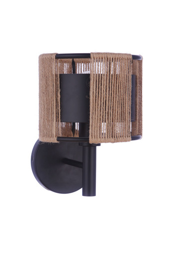 Kensey 1 Light Wall Sconce in Flat Black (20|59061-FB)