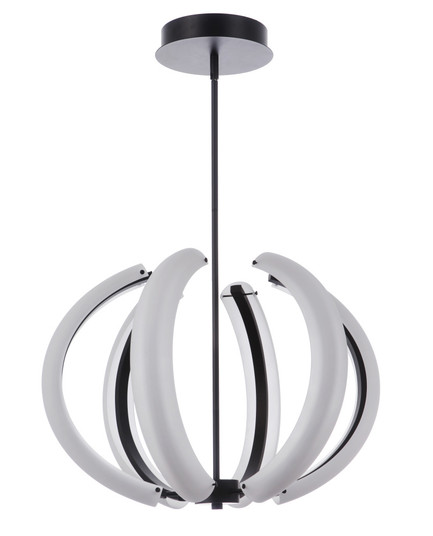 Unwind Small LED Pendant in Flat Black (20|58890-FB-LED)
