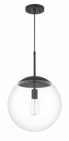 Gaze 14'' 1 Light Round Pendant in Flat Black (20|56893-FB)