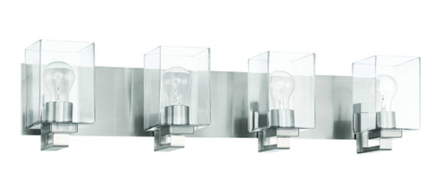 McClane 4 Light Vanity in Brushed Polished Nickel (20|18532BNK4)