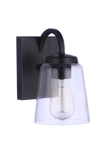 Elsa 1 Light Wall Sconce in Flat Black (20|16306FB1)