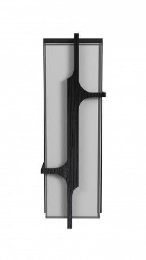 Avenue Outdoor 18'' Sconce with a Curved Geometric Black Frame (4450|AV2618-BLK)