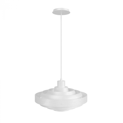 Newport 16'' Geometric Pendant in White (4450|HF1952-WHT)