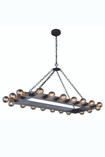 Winston 20 light Aged Iron Pendant (758|1501G50AI)