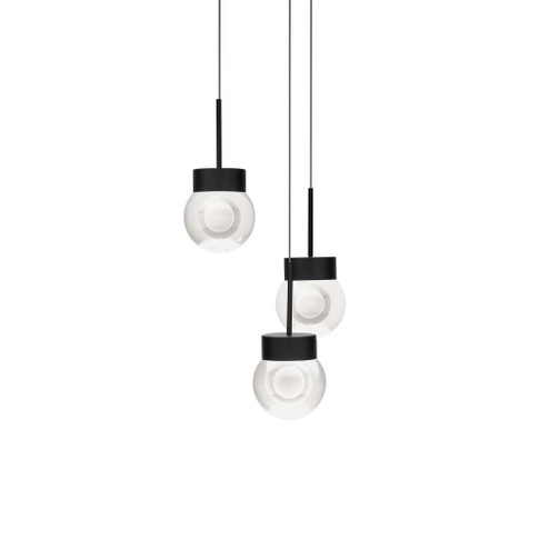 DOUBLE BUBBLE 3LGT ROUND MULTILGT 3000K (3612|PD-82003R-BK)