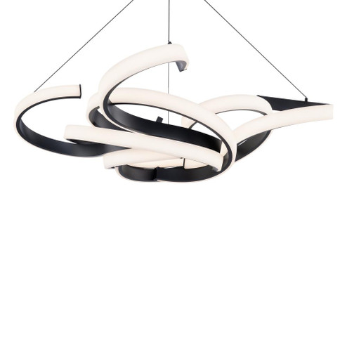 Woven Chandelier Light (3612|PD-22452-BK)