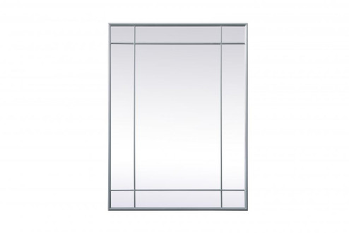 French Panel Wall Mirror 30x40 Inch In Silver (758|MR3A3040SIL)